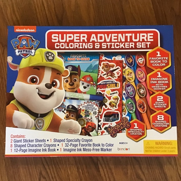 Paw Patrol Super Adventure Coloring & Sticker Set - Picture 1 of 5